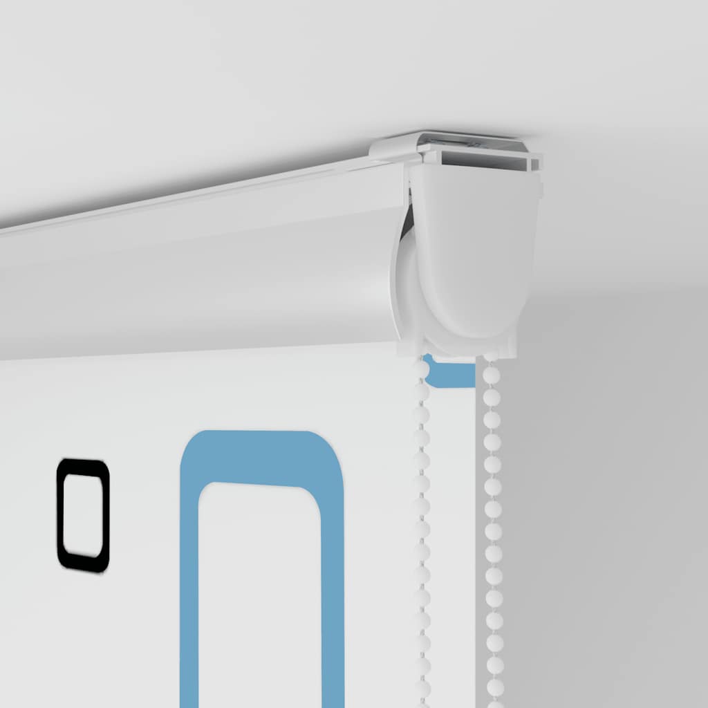 Shower Roller Blind with Cassette 150x240 cm Fabric Width 146 cm