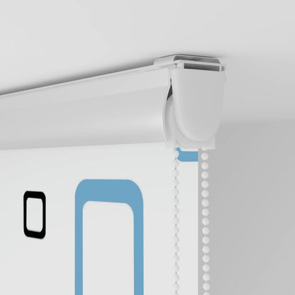 Shower Roller Blind with Cassette 150x240 cm Fabric Width 146 cm