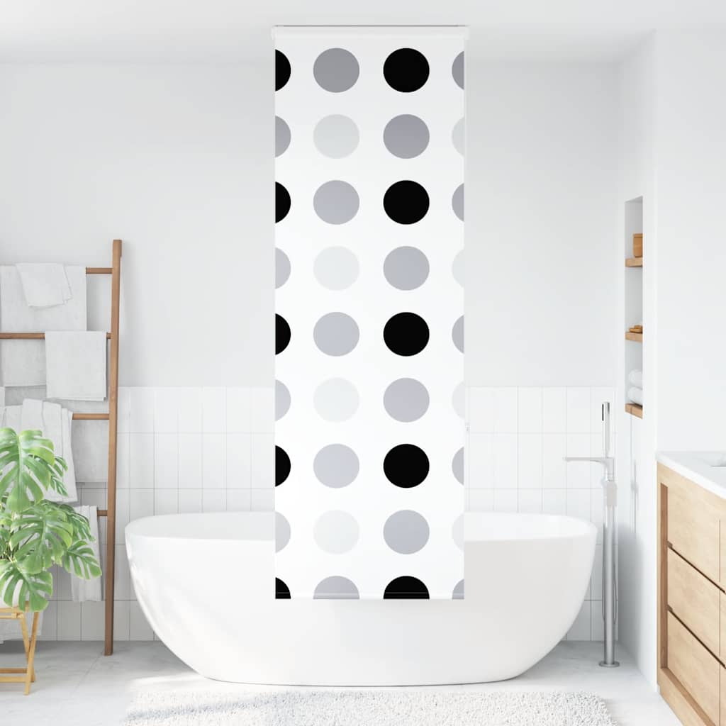 Shower Roller Blind with Cassette 60x240 cm Fabric Width 56 cm