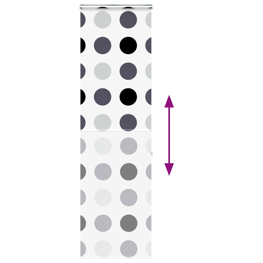 Shower Roller Blind with Cassette 70x240 cm Fabric Width 66 cm