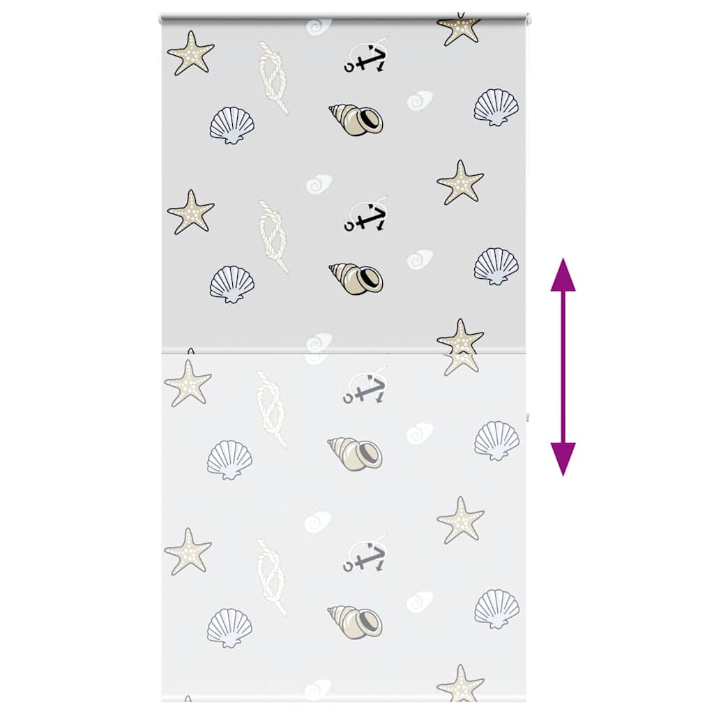 Shower Roller Blind with Cassette 130x240 cm Fabric Width 126 cm