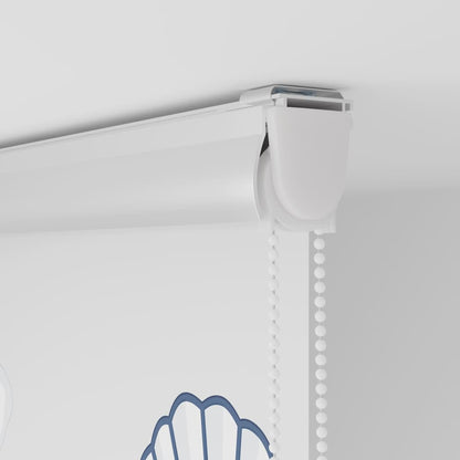 Shower Roller Blind with Cassette 130x240 cm Fabric Width 126 cm