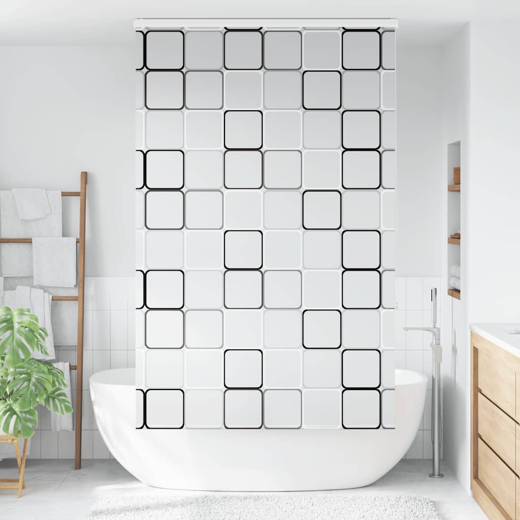 Shower Roller Blind with Cassette 120x240 cm Fabric Width 116 cm