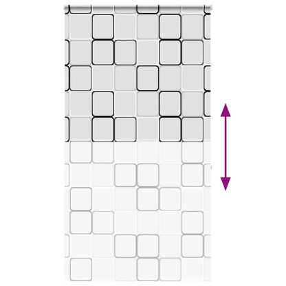 Shower Roller Blind with Cassette 120x240 cm Fabric Width 116 cm