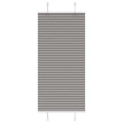 Pleated Blind Anthracite 60x100 cm Fabric Width 59.4 cm Polyester