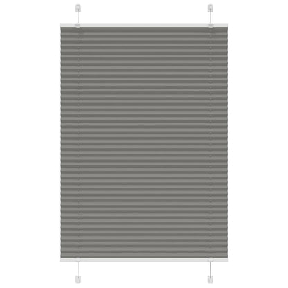 Pleated Blind Anthracite 85x100 cm Fabric Width 84.4 cm Polyester
