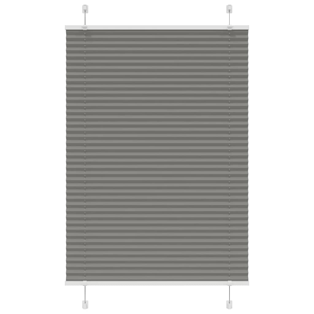 Pleated Blind Anthracite 85x150 cm Fabric Width 84.4 cm Polyester