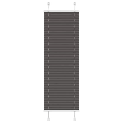 Pleated Blind Black 45x150 cm Fabric Width 44.4 cm Polyester