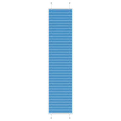 Pleated Blind Blue 45x200 cm Fabric Width 44.4 cm Polyester
