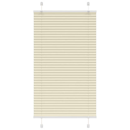 Pleated Blind Cream 70x100 cm Fabric Width 69.4 cm Polyester