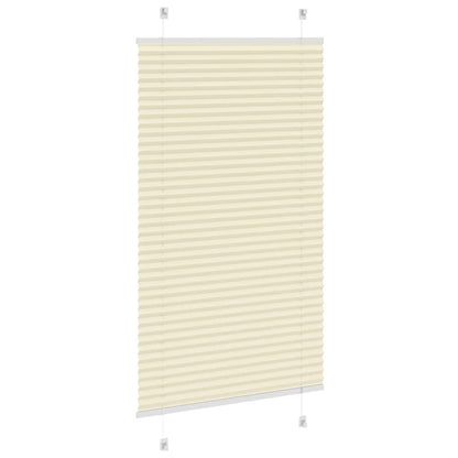 Pleated Blind Cream 75x100 cm Fabric Width 74.4 cm Polyester