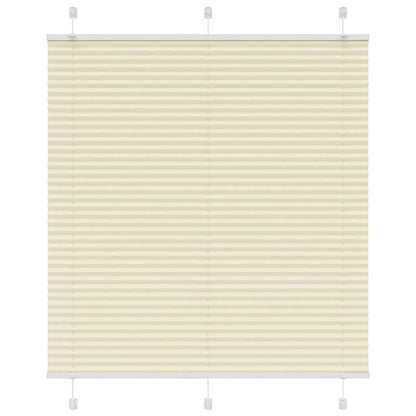 Pleated Blind Cream 115x100 cm Fabric Width 114.4 cm Polyester