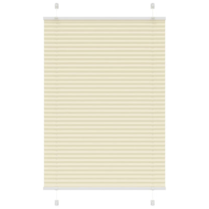 Pleated Blind Cream 90x150 cm Fabric Width 89.4 cm Polyester
