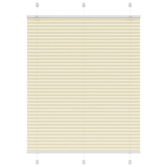 Pleated Blind Cream 105x150 cm Fabric Width 104.4 cm Polyester