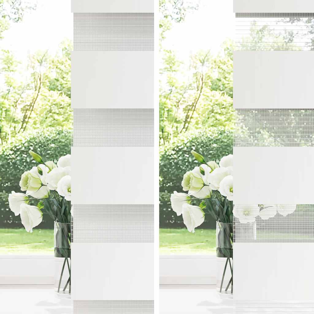 Pleated Blind Light Grey 85x200 cm Fabric Width 84.4 cm Polyester