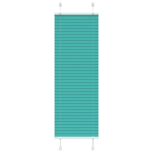 Pleated Blind Petrol Green 50x100 cm Fabric Width 49.4 cm Polyester