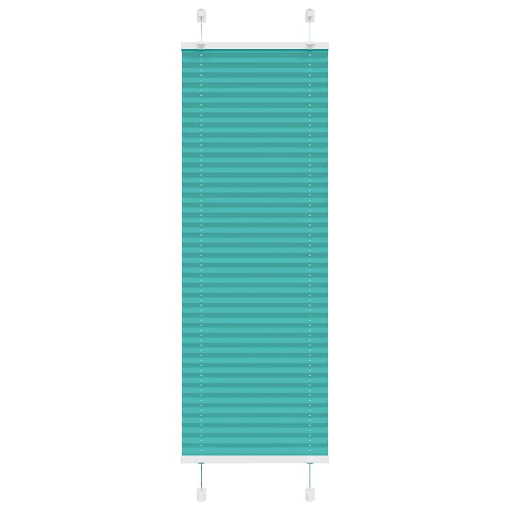 Pleated Blind Petrol Green 50x100 cm Fabric Width 49.4 cm Polyester