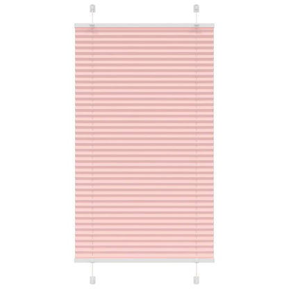 Pleated Blind Pink 75x100 cm Fabric Width 74.4 cm Polyester