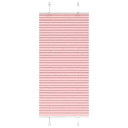 Pleated Blind Pink 65x150 cm Fabric Width 64.4 cm Polyester