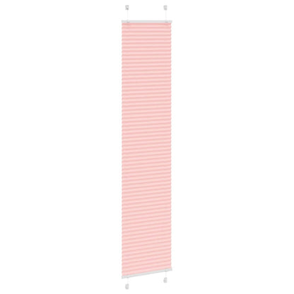 Pleated Blind Pink 45x200 cm Fabric Width 44.4 cm Polyester