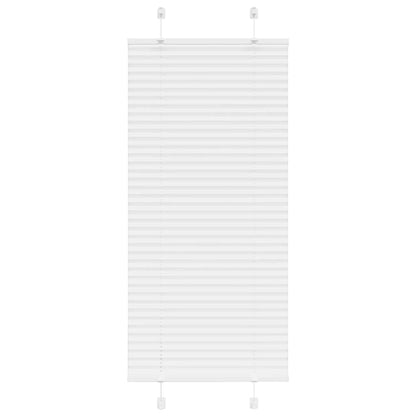 Pleated Blind White 55x100 cm Fabric Width 54.4 cm Polyester
