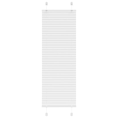 Pleated Blind White 40x150 cm Fabric Width 39.4 cm Polyester