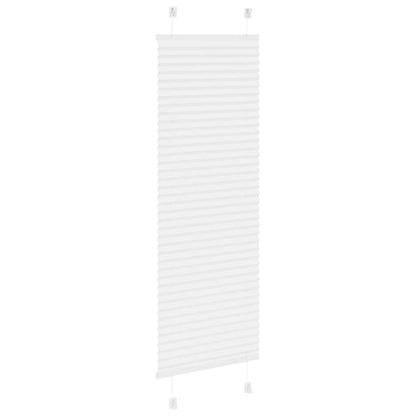 Pleated Blind White 45x150 cm Fabric Width 44.4 cm Polyester