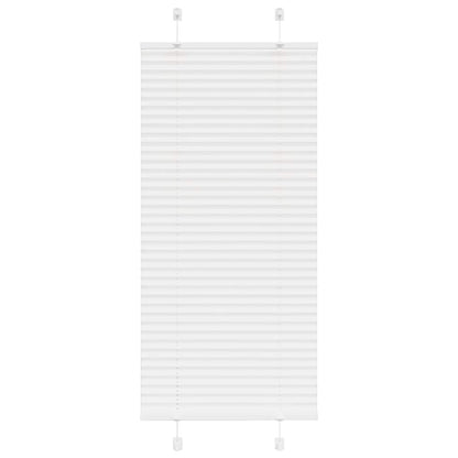 Pleated Blind White 65x150 cm Fabric Width 64.4 cm Polyester