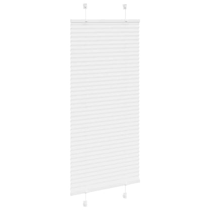 Pleated Blind White 65x150 cm Fabric Width 64.4 cm Polyester