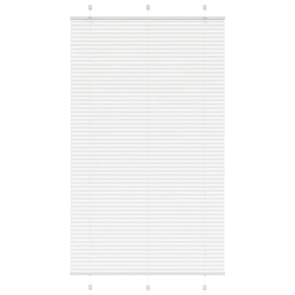 Pleated Blind White 120x200 cm Fabric Width 119.4 cm Polyester