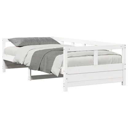 Daybed without Mattress White 80x200 cm Solid Wood Pine