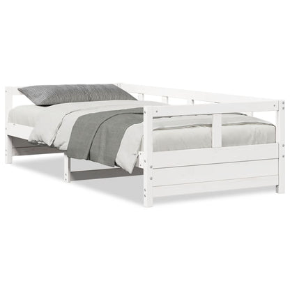 Daybed without Mattress White 80x200 cm Solid Wood Pine