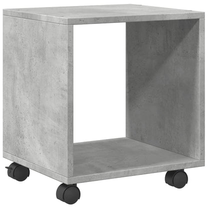 vidaXL Rolling Cabinet Concrete Grey 37x33x42.5 cm Engineered Wood