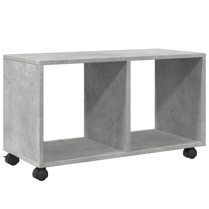 vidaXL Rolling Cabinet Concrete Grey 72x33x42.5 cm Engineered Wood