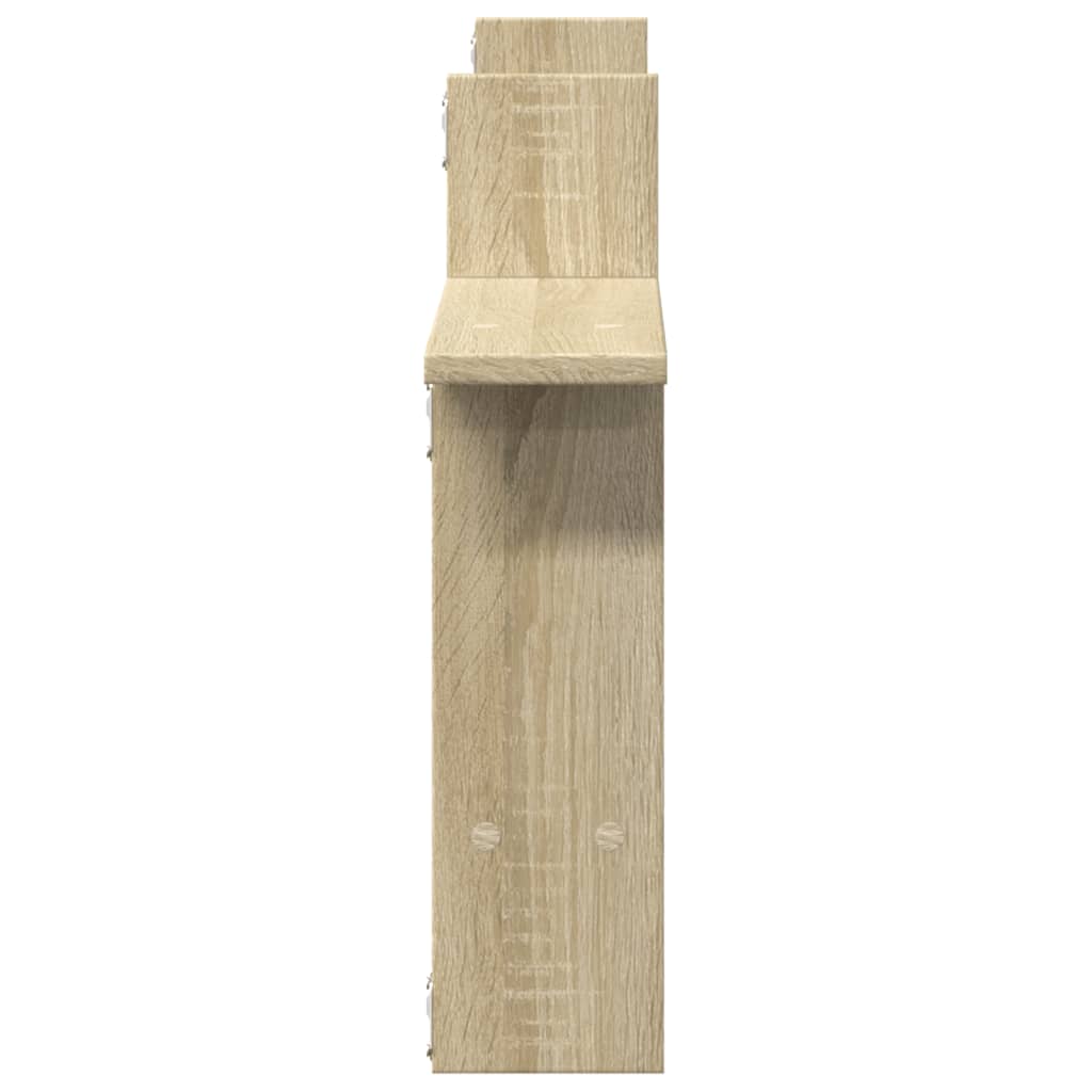 Wall Shelves 2 pcs Sonoma Oak 50x12x50 cm Engineered Wood