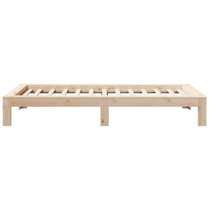 Bed Frame without Mattress 100x200 cm Solid Wood Pine