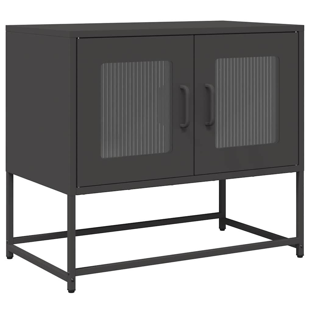 TV Cabinet Black 68x39x60.5 cm Cold-rolled Steel