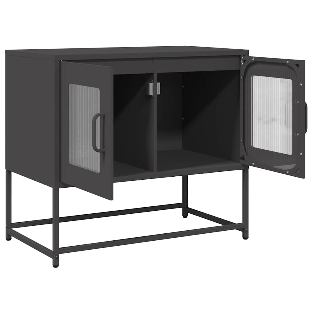 TV Cabinet Black 68x39x60.5 cm Cold-rolled Steel