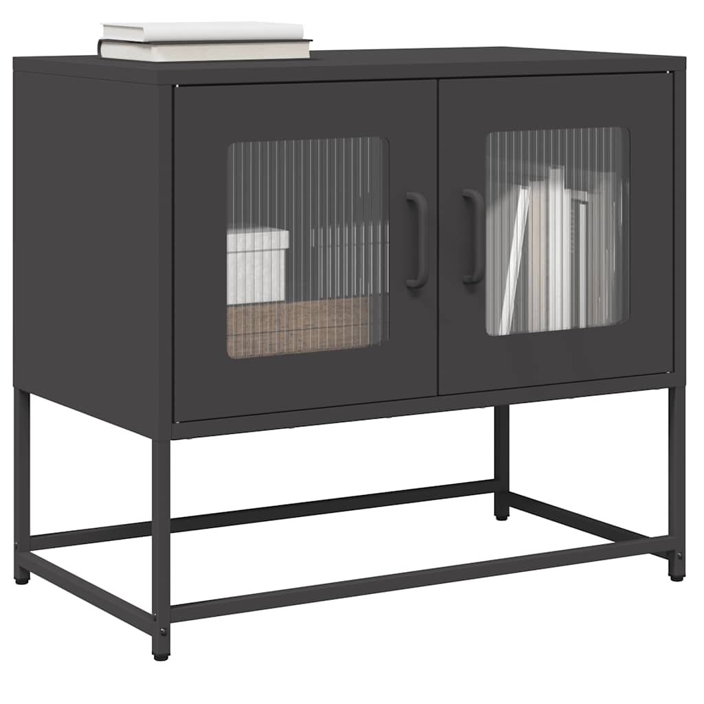 TV Cabinet Black 68x39x60.5 cm Cold-rolled Steel