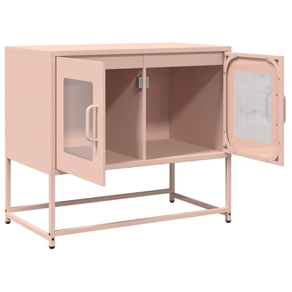 TV Cabinet Pink 68x39x60.5 cm Cold-rolled Steel