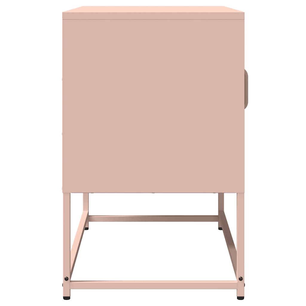 TV Cabinet Pink 68x39x60.5 cm Cold-rolled Steel