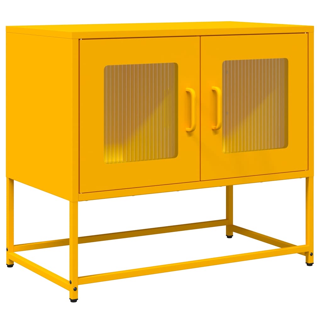 TV Cabinet Mustard Yellow 68x39x60.5 cm Cold-rolled Steel