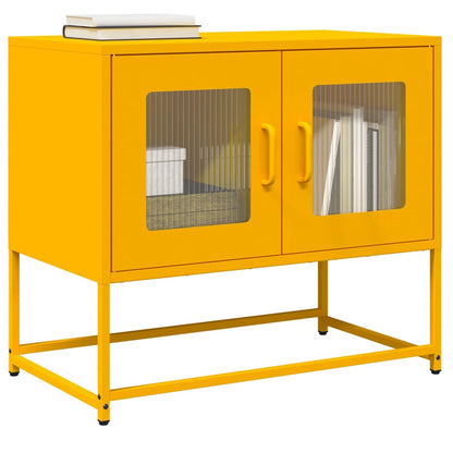 TV Cabinet Mustard Yellow 68x39x60.5 cm Cold-rolled Steel