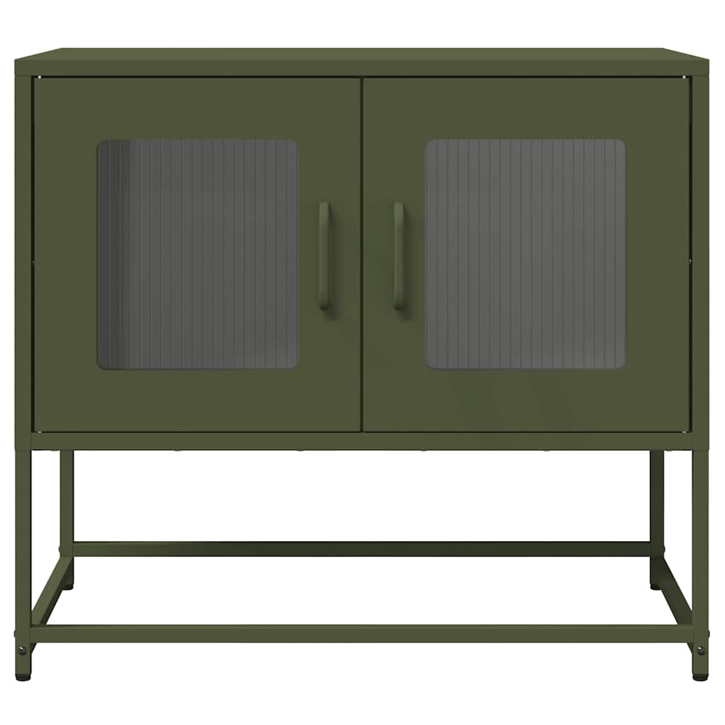 TV Cabinet Olive Green 68x39x60.5 cm Cold-rolled Steel