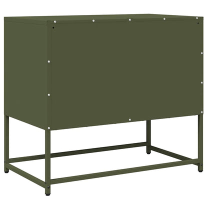 TV Cabinet Olive Green 68x39x60.5 cm Cold-rolled Steel