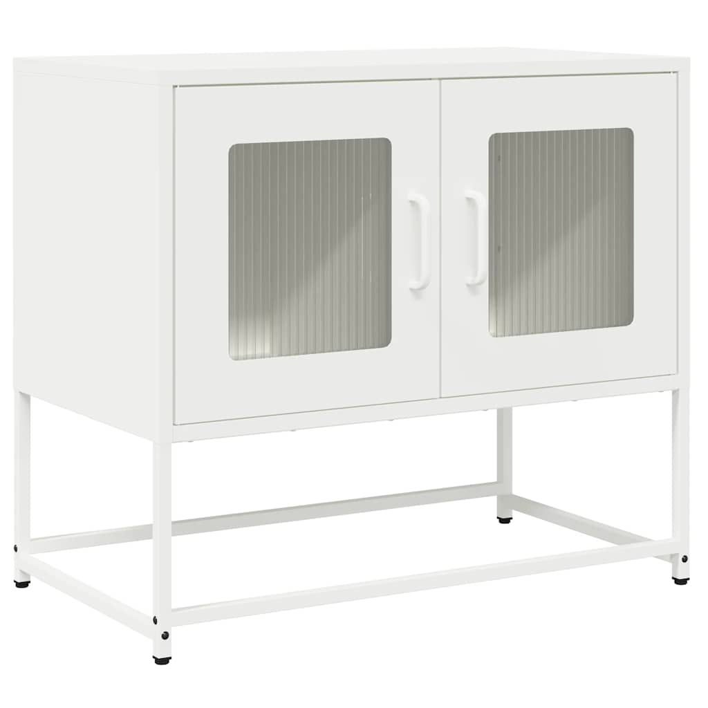 TV Cabinet White 68x39x60.5 cm Cold-rolled Steel