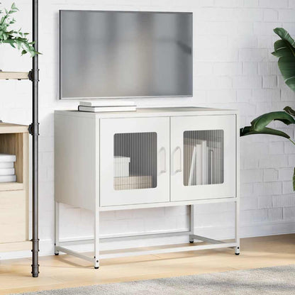 TV Cabinet White 68x39x60.5 cm Cold-rolled Steel