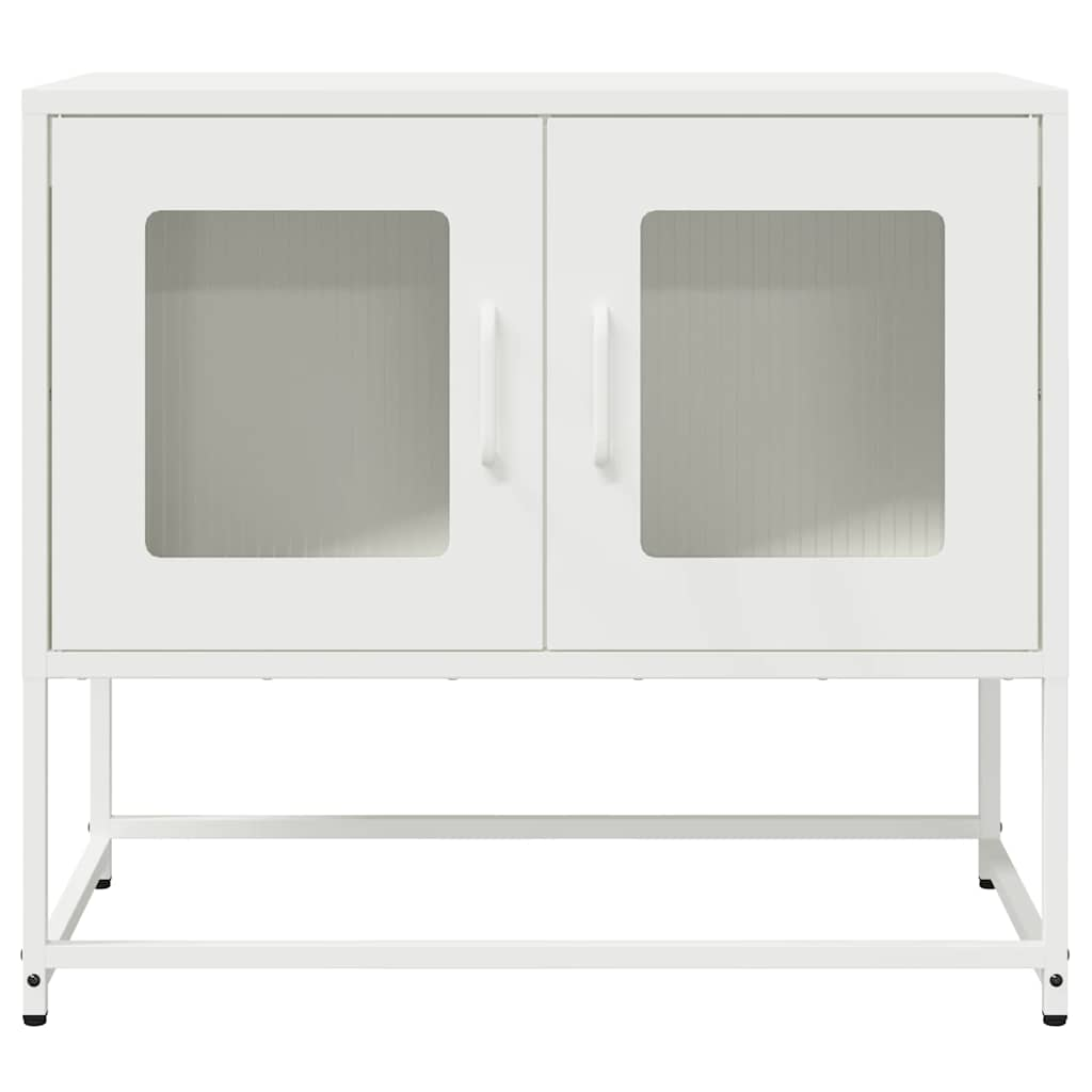 TV Cabinet White 68x39x60.5 cm Cold-rolled Steel