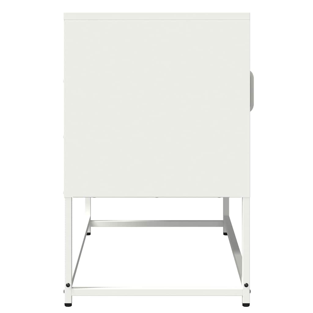 TV Cabinet White 68x39x60.5 cm Cold-rolled Steel