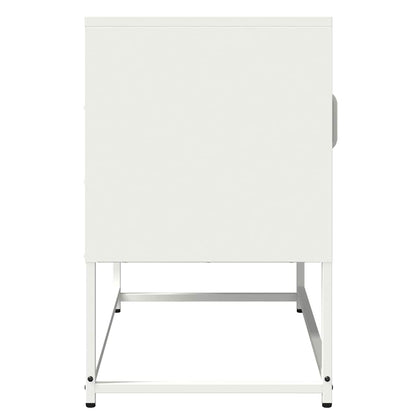 TV Cabinet White 68x39x60.5 cm Cold-rolled Steel